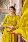 Khatli and Gota Worked Premium Quality Palazzo Suit - Yellow